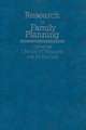 Research in Family Planning