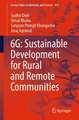 6G: Sustainable Development for Rural and Remote Communities