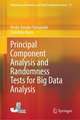 Principal Component Analysis and Randomness Test for Big Data Analysis: Practical Applications of RMT-Based Technique