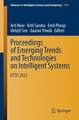 Proceedings of Emerging Trends and Technologies on Intelligent Systems: ETTIS 2022