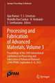 Processing and Fabrication of Advanced Materials, Volume 3: Proceedings of the 29th International Conference On Processing and Fabrication of Advanced Materials [PFAM 29] September 6–8, 2023