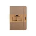 Moustachine Classic Linen Hardcover Dark Tan Lined Large