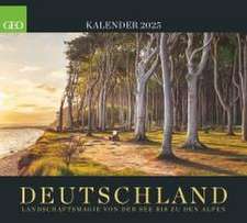 GEO Deutschland 2025 - Wand-Kalender - Poster-Kalender - Landschafts-Fotografie - 50x45