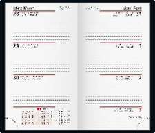 rido/idé 7016915045 Taschenkalender Modell Taschenplaner int. (2025) 