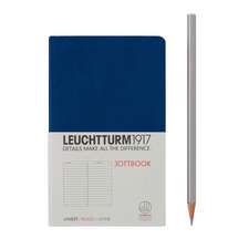 Agendă nedatată Leuchtturm Jottbook: Navy, Pocket, pagini liniate