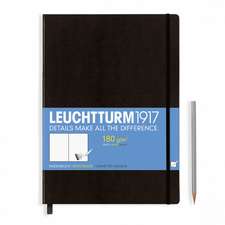 Agendă Sketchbook Leuchtturm (A4+): Negru, Master