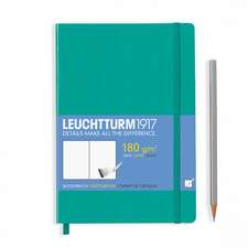 Agendă Sketchbook Leuchtturm (A5): Emerald, Medium