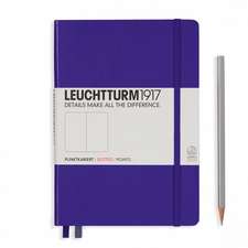 Agendă nedatată Leuchtturm Medium (A5): Violet, pagini punctate