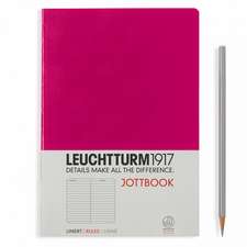 Agendă nedatată Leuchtturm Jottbook: Berry, Medium, pagini liniate