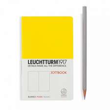 Agendă nedatată Leuchtturm Jottbook: Lemon, Pocket, pagini albe