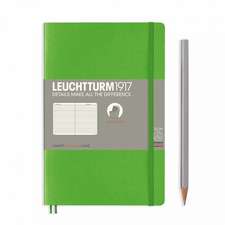 Agendă Leuchtturm Notes Paperback (B6+): Fresh Green, pagini liniate