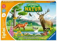 Ravensburger tiptoi Spiel 00121 Unterwegs in der Natur - Heimische Natur und Tiere entdecken, Lernspiel für Kinder ab 4 Jahren, für 1-4 Spieler