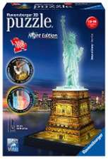 Freiheitsstatue bei Nacht. 3D Puzzle 108 Teile