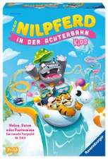 Ravensburger 22361 - Das Nilpferd in der Achterbahn Kids - Gesellschaftsspiel für Kinder und Familien ab 7 Jahren, für 3-6 Spieler - Partyspiel