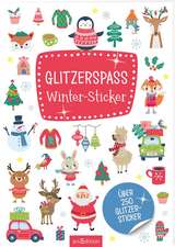 Glitzerspaß Winter-Sticker