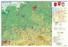 Niedersachsen physisch 1:460 000