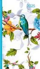 Slimtimer Style Bird 2025 - Taschen-Kalender 9x15,6 cm - Weekly - 128 Seiten - Notiz-Buch - mit Info- und Adressteil - Alpha Edition