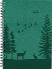 Wochenplaner Nature Line Forest 2025 - Taschen-Kalender A5 - 1 Woche 2 Seiten - Ringbindung - 128 Seiten - Umwelt-Kalender - mit Hardcover - Alpha Edition