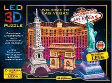 LED Diorama Puzzle Motiv: Welcome to Las Vegas 43 Teile