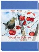 KK-Serie Vögel im Schnee