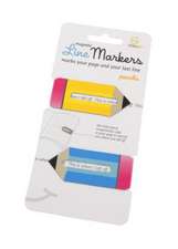 Line Markers Pencils - Magnetische Lesezeichen. 2er Set Stifte