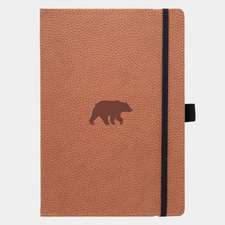 A4+ Brown Bear Dotted