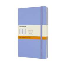 Moleskine Large Ruled Hardcover Notebook: Hydrangea Blue