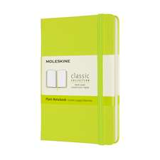 Moleskine Pocket Plain Hardcover Notebook: Lemon Green