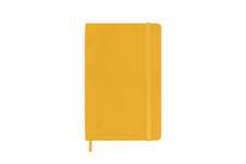 Moleskine Pocket Ruled Hardcover Silk Notebook: Orange Yellow