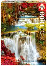 Educa - Wasserfall im Wald 1000 Teile Puzzle