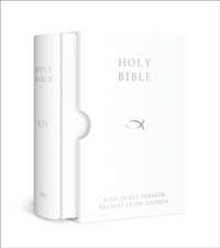 HOLY BIBLE: King James Version (KJV) White Presentation Edit