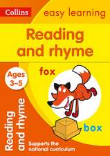 Collins Easy Learning Preschool - Reading and Rhyme Ages 3-5