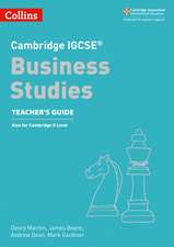 Cambridge Igcse(r) Business Studies Teacher Guide