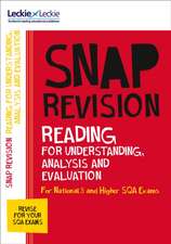 National 5/Higher English Revision: Reading for Understanding, Analysis and Evaluation