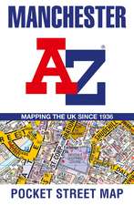 Manchester A-Z Pocket Street Map