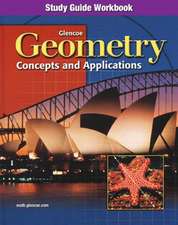 Geometry: Concepts and Applications, Study Guide Workbook