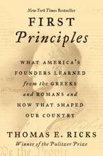 Ricks, T: First Principles