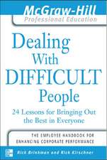 Dealing with Difficult People