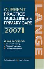 Current Practice Guidelines in Primary Care