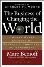 The Business of Changing the World