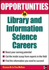 Opportunities in Library and Information Science