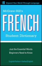 McGraw-Hill's French Student Dictionary