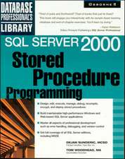 SQL Server 2000 Stored Procedure Programming