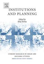 Institutions and Planning