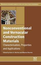 Nonconventional and Vernacular Construction Materials: Characterisation, Properties and Applications