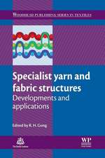 Specialist Yarn and Fabric Structures: Developments and Applications