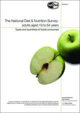 National Diet and Nutrition Survey: Vol. 1: Types and Quantities of Foods Consumed