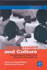 Assessment and Culture: Psychological Tests with Minority Populations