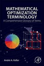 Mathematical Optimization Terminology: A Comprehensive Glossary of Terms