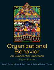 Organizational Behavior: An Experiential Approach: United States Edition